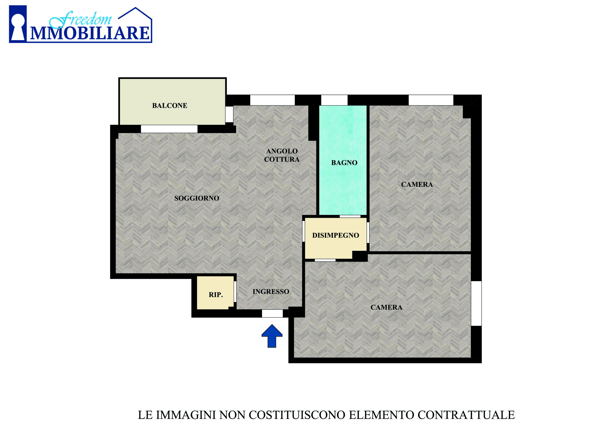 Trilocale via Guglielmo Marconi 38, Centro, San Giuliano Milanese (Rif. SGM51)