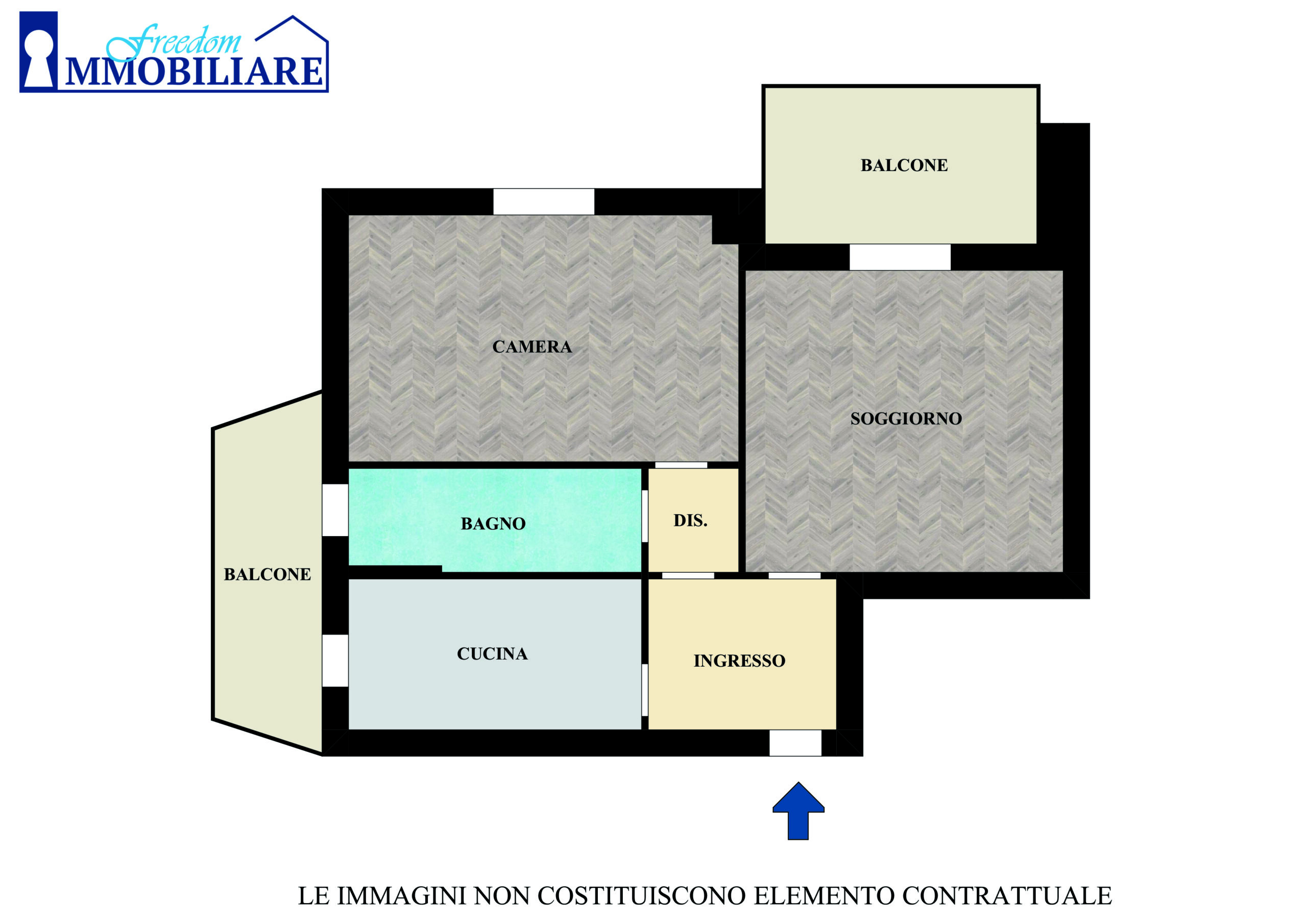 Bilocale via Fratelli Cervi 31, Laghetto, San Giuliano Milanese (Rif. SGM56)
