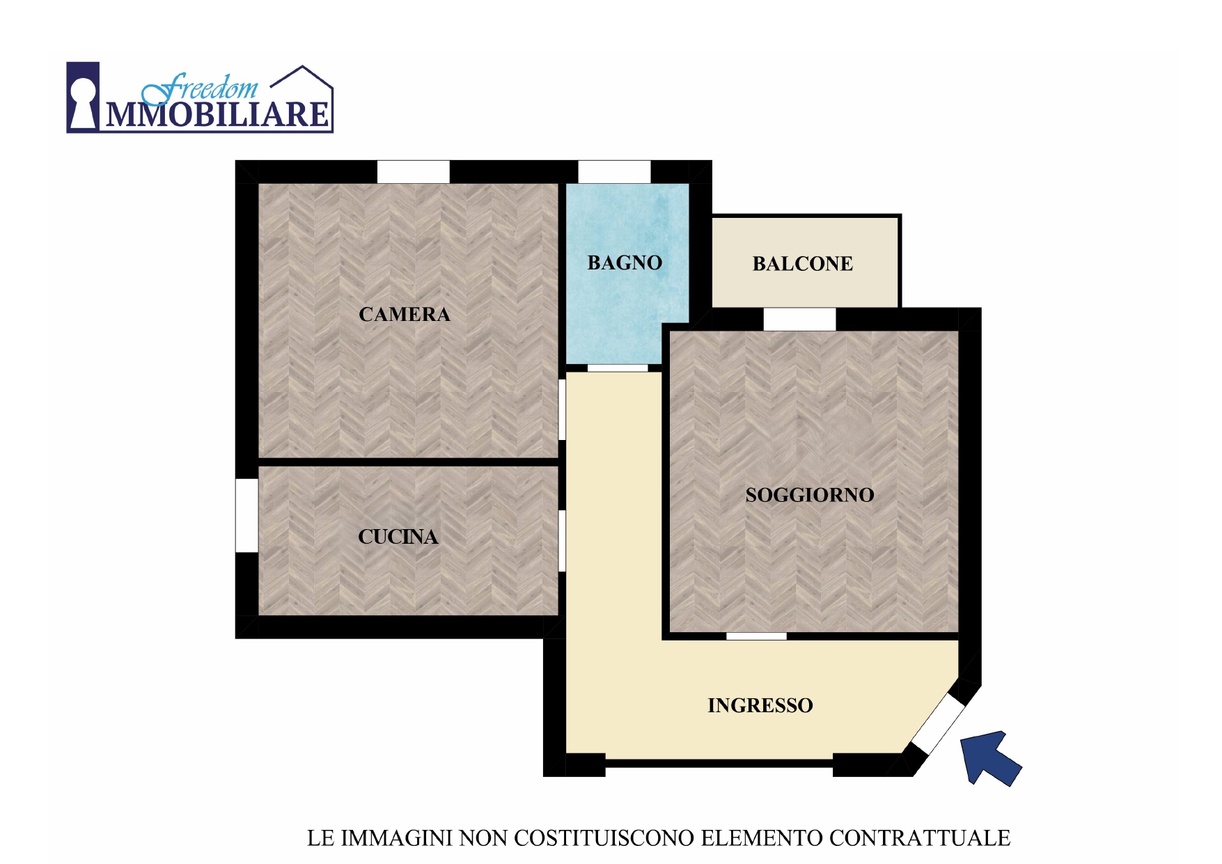 Ampio bilocale con cucina separata e balcone, via Codogno 2, Bologna – Sulmona, Milano (Rif. IFM195)