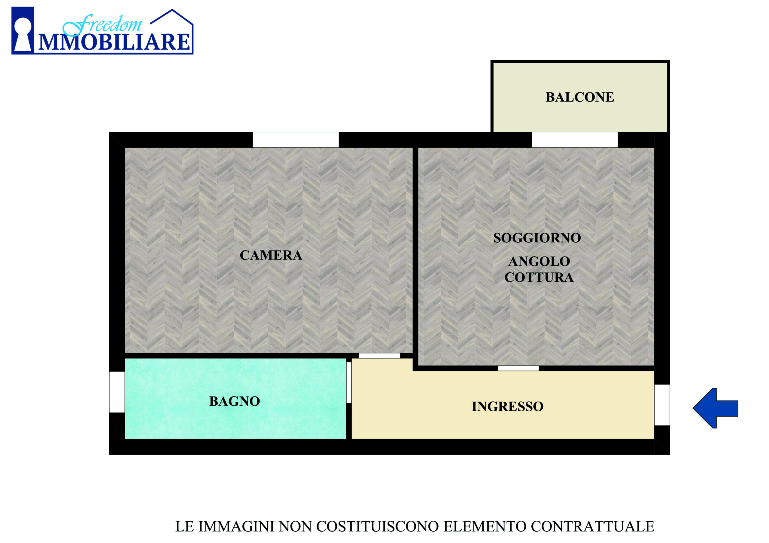 Bilocale piazza Mario Vigorelli 34, Borgolombardo, San Giuliano Milanese (SGM62)