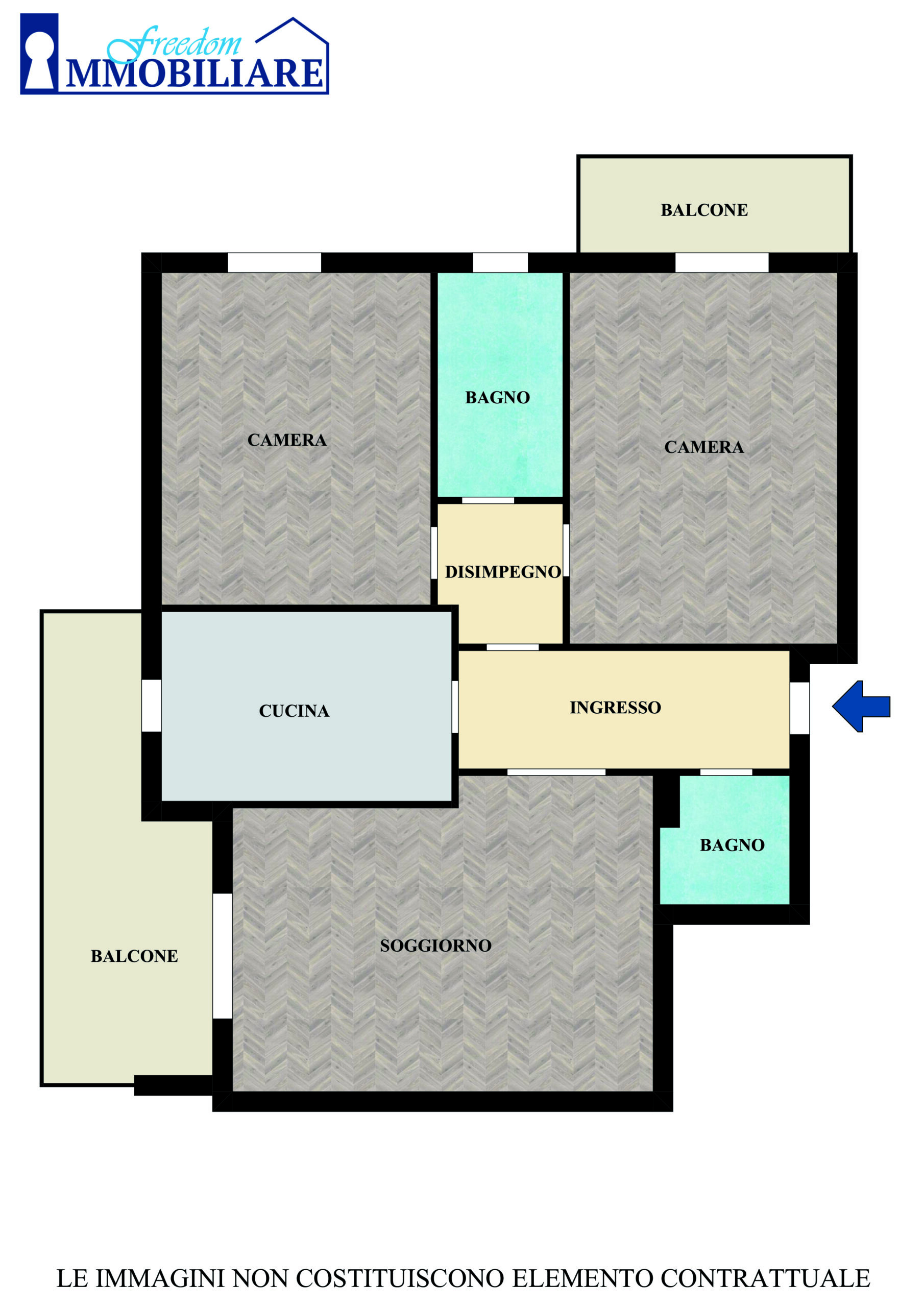 Trilocale via Emilia 1, Laghetto, San Giuliano Milanese (Rif. SGM65)