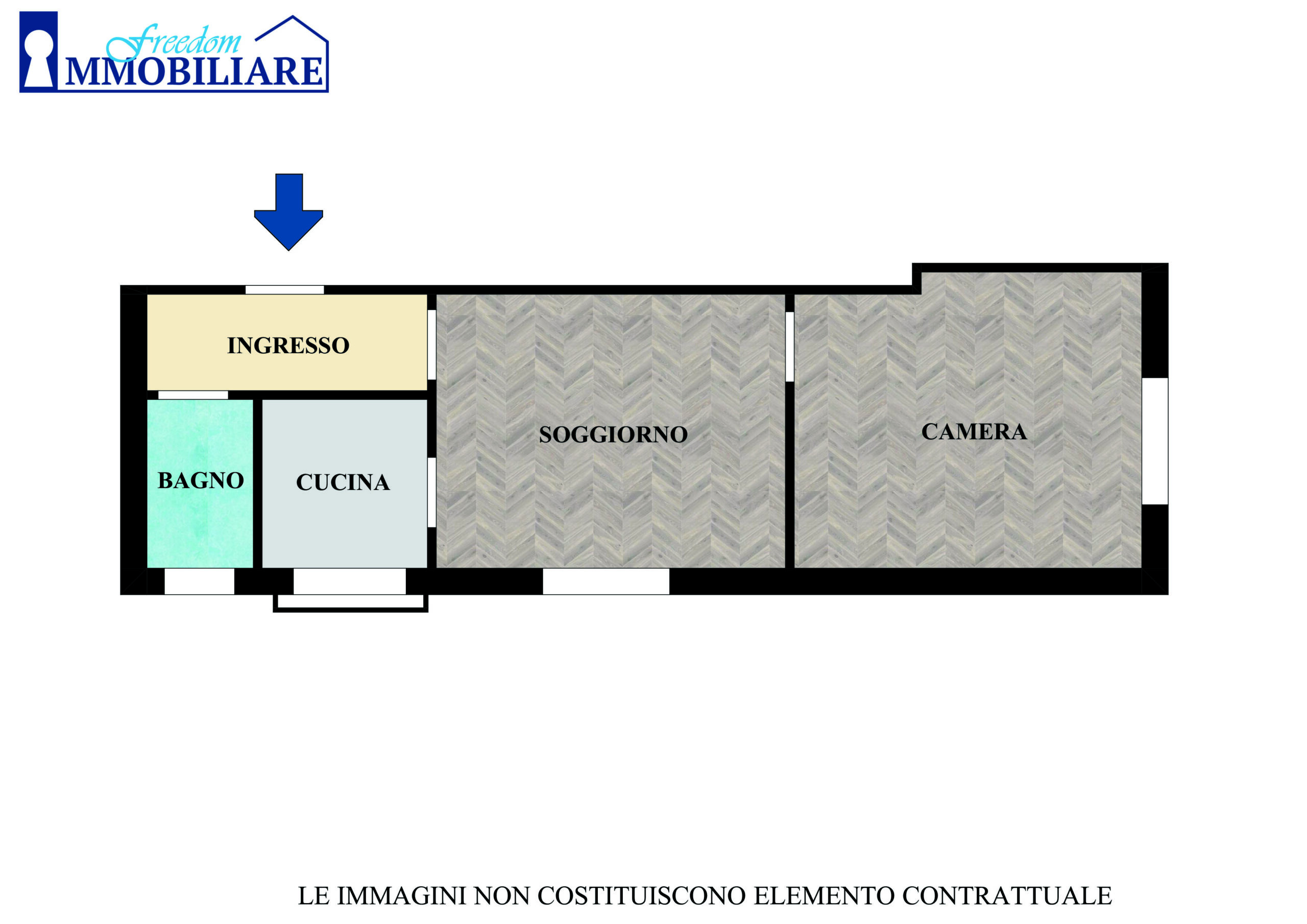 Bilocale via Gaetano Donizetti 2, Borgolombardo, San Giuliano Milanese (Rif. SGM70)