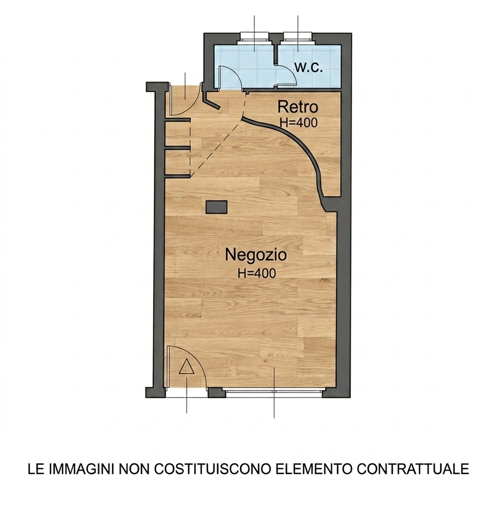NEGOZIO IN VENDITA IN VIA DEI GIGANTI,16 SAN GIULIANO MILANESE (RIF. SGM86)