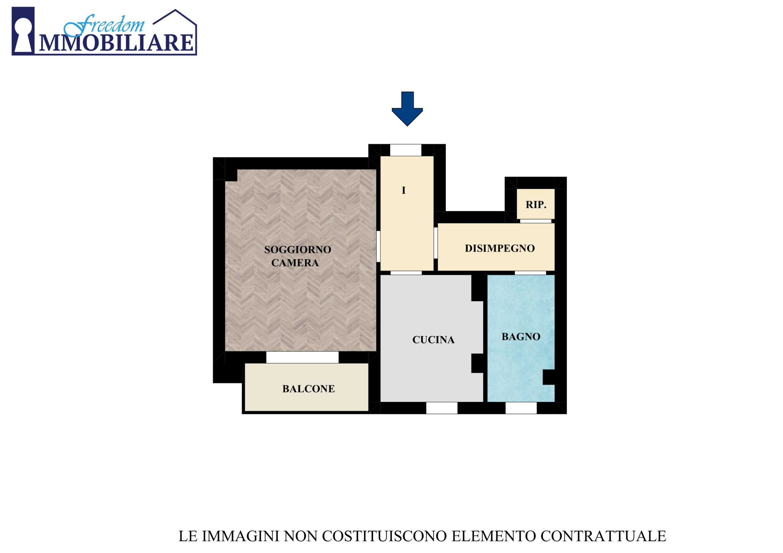Monolocale Via Giuseppe di Vittorio n.53 (Rif. SDIFN93)