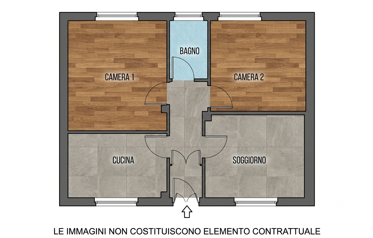 Due appartamenti in bifamiliare, via Monte Bianco 1, San Giuliano Milanese (Rif. SGM93)